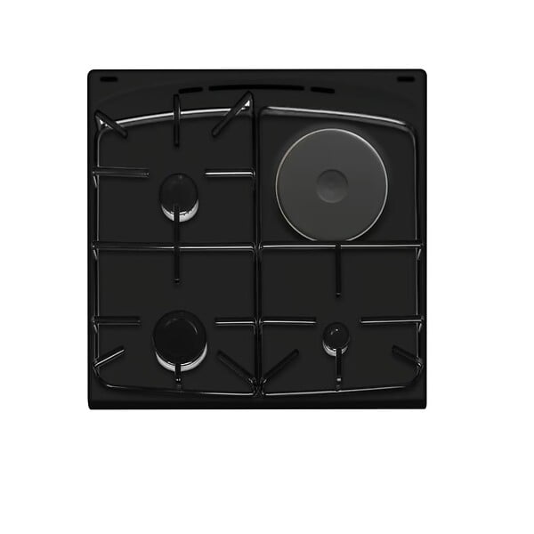 AMICA - cuisinière mixte 77l 4 feux noir - ACM7037RN - large
