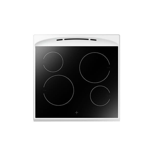 AMICA - cuisinière vitrocéramique 77l 4 feux blanc - ACV7005RB - large