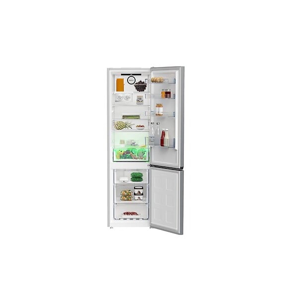 BEKO - Réfrigérateur Combiné 60cm 355l Ventilé Métal - B5RCNE405HXB - large
