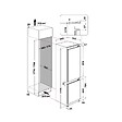 WHIRLPOOL - réfigérateur combiné intégrable à glissières 268l statique - WHC18D021A1SFFR - vignette