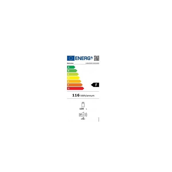 ELECTROLUX - Réfrigérateur 1 Porte Intégrable à Pantographe 134l - LXB3AE82R - large