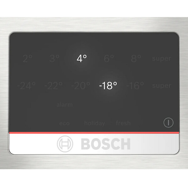 BOSCH - Réfrigérateur Combiné 60cm 321cm Nofrost Inox - KGN367ICT - large