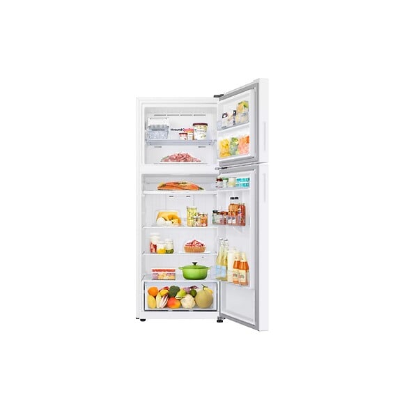 SAMSUNG - réfrigérateur combiné 70cm 415l ventilé blanc - RT42CG6624WW - large