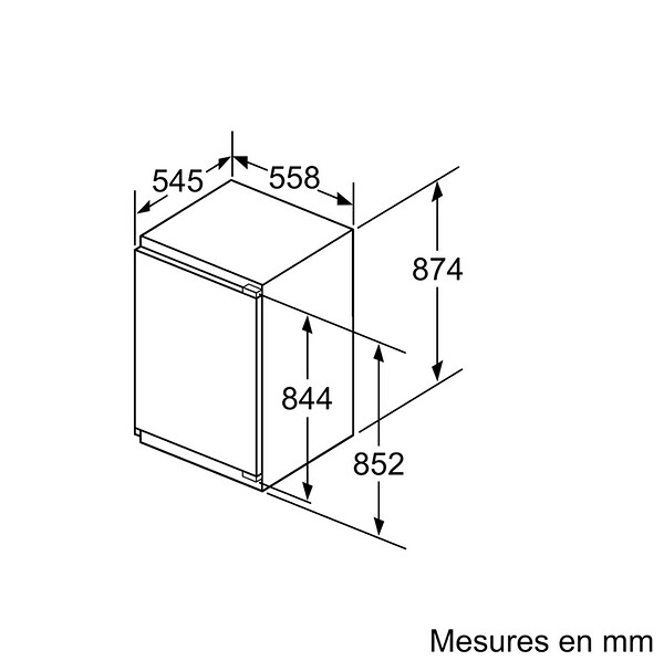 SIEMENS - Congélateur Intégrable à Pantographe 96 L - GI21VADE0 - large