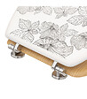 5 FIVE SIMPLY SMART - Abattant WC en Bois & Charnières en zinc Déco Blackflora - vignette