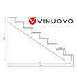 VINUOVO - BERLIN Escalier extérieur bois 8 marches H 139cm L-140cm - avec contre marche - vignette