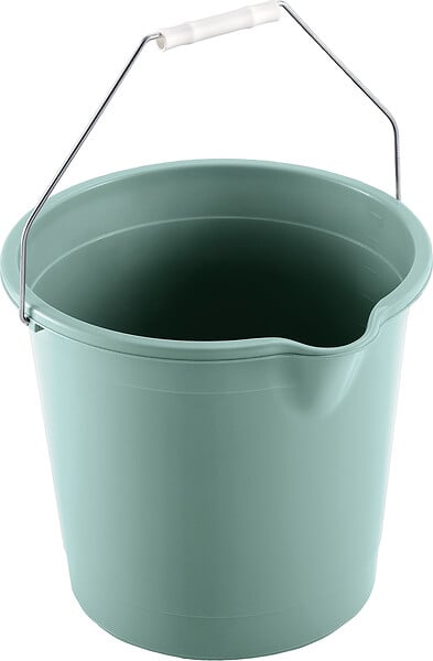 MONDEX - Seau plastique 10L - anse métal - Ø 30cm - large