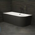 SPALINA - Baignoire Ilot Capri 180 gauche noire 180 x81 x58 cm, by SPALINA - vignette