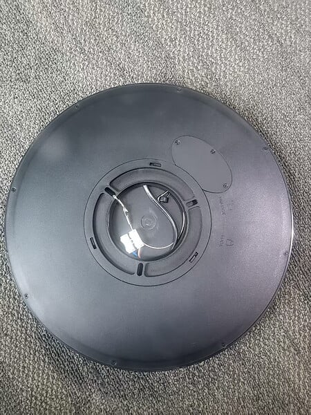 plafonnier led 24 w noir - large