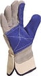 DELTA PLUS - Gant de protection mécanique cuir Docker Gris-Bleu Taille 10 - vignette