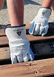 DELTA PLUS - Gant de protection mécanique cuir Docker Gris-Bleu Taille 10 - vignette