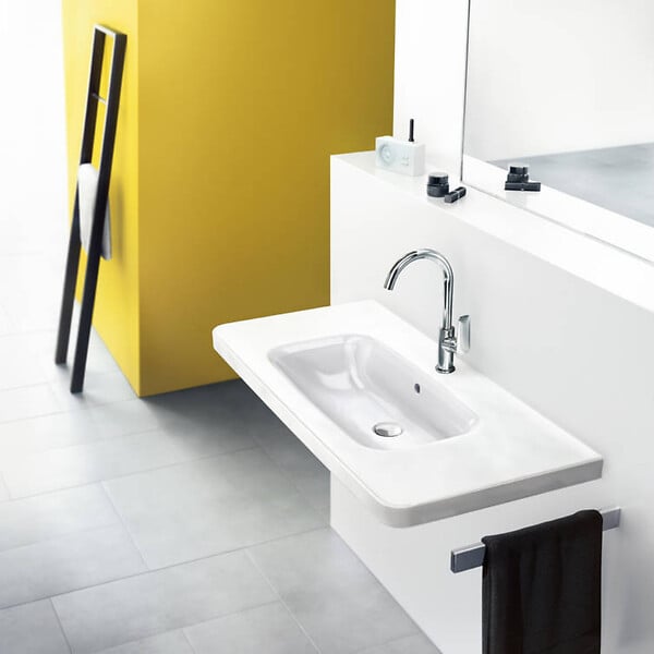HANSGROHE - Hansgrohe Logis 210 Mitigeur lavabo bec haut sans tirette ni vidage, chromé (71131000) - large