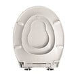 SIAMP - Abattant de WC Generations premium Siamp - Déclipsable - Entraxe 95-185 mm - Blanc - Avec siège enfant - vignette