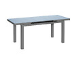JARDILINE - Table à manger d'extérieur extensible en aluminium gris  Ibiza anthracite - 10/12 places - Jardiline - vignette