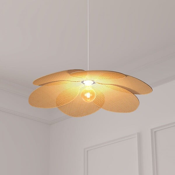 ATMOSPHERA - Luminaire Suspension en Bambou D 62 cm - large