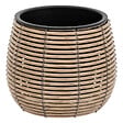 ATMOSPHERA - Lot de 3 Cache-pots aspect Rotin D 20 D 29 et D 45 cm - vignette