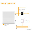 EXTEL - Bouton d'appel lumineux sur deux fils compatible Ding et Dong - Extel - 710803 - - vignette