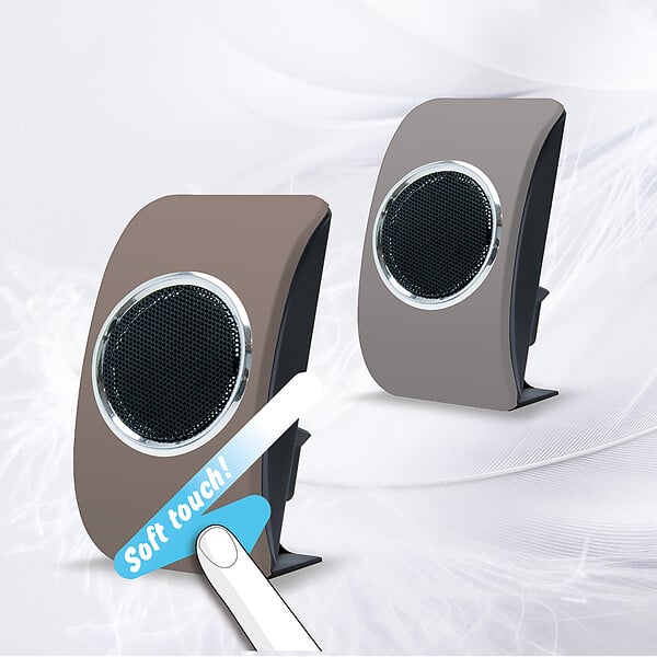 EXTEL - Carillon sans fil Loobs touch portee 200 m. mobile 6 sonneries au choix volume reglable IP44 coloris brun taupe - Extel - 081733 - - large
