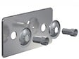 WATTS - Cache de finition ROBIFIX inox - Modèle entraxe 50mm - Longueur 150mm - Largeur 122mm - alimentation avec robinets d'arrêts M1/2"-M3/8" - vignette