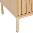 5 FIVE SIMPLY SMART - Meuble TV 2 portes et 1 niche avec étagère L 120 cm -  Naturel - vignette