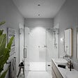 MON MARCHE DECO - Panneau Douche PVC Marbre Calacatta - L. 240 x l. 100 x ép. 1 cm - vignette