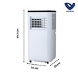 VOLTMAN - Climatiseur 7000BTU 3en1 Ventilateur Déshumidificateur - Silencieux - 2000W - Classe énergétique A - Voltman - vignette