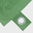 OVIALA - Housse vide de pouf de jardin en polyester vert cactus 180 x 145 cm - Solys - vignette