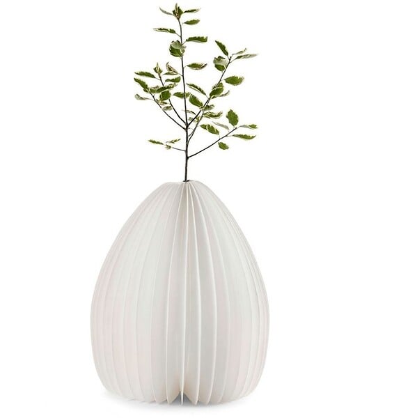 GINGKO - Lampe Smart Vase Gingko - bambou - rechargeable - large