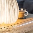 GINGKO - Lampe Smart Vase Gingko - bambou - rechargeable - vignette