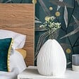 GINGKO - Lampe Smart Vase Gingko - bambou - rechargeable - vignette