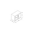 VITO - Armoire modulaire Meubles d'atelier Garage L1.95m HT 2.00m 8 Eléments Modulables Gris Anthracite Pré-montés VITO - vignette