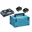 MAKITA - Pack Énergie MAKITA 18 V Li-Ion (2 batteries 6Ah + 1 chargeur double) avec MAKPAC 3 - vignette