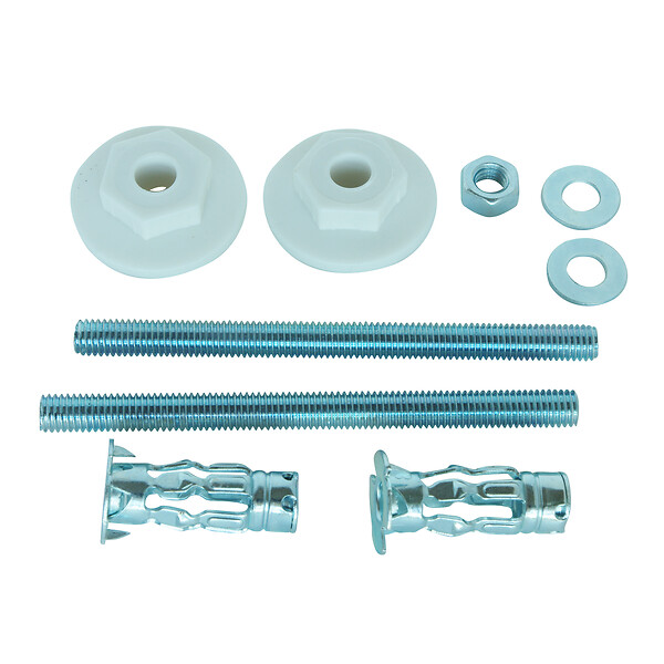 SOMATHERM FOR YOU - 2 fixations lavabo paroi creuse 8x36 + chevilles - large