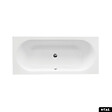 BESCO - Baignoire rectangulaire 150 x 75 cm - avec Tablier Blanc et Repose Tête OFFERT | VITAE - vignette