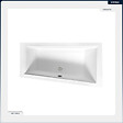 BESCO - Baignoire asymétrique - 150 x 85 cm - Droite - avec Habillage - Pieds - Vidage Chrome - INTIMA - vignette