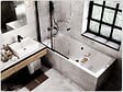 OTITEC - Baignoire rectangulaire - 175 x 80 cm - avec Habillage - Pieds - Vidage Chrome - QUADRO SLIM - vignette