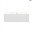 BESCO - Baignoire rectangulaire - 160 x 75 cm - avec Tablier - Pieds - Vidage Chrome - VITAE - vignette