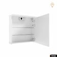 OTITEC - Armoire/Miroir de salle de bain | NOVA | Noir | 60 x 60 x 15 cm - vignette