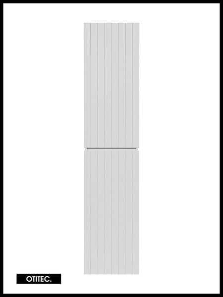 OTITEC - Colonne de salle de bain de 160 cm - Blanc - 2 portes - MINO - large