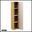OTITEC - Colonne de salle de bain - 170 cm - Beige - 1 porte - SEA - vignette