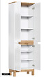 OTITEC - Colonne de salle de bain de 187 cm - Blanc - 4 portes - BALI - vignette