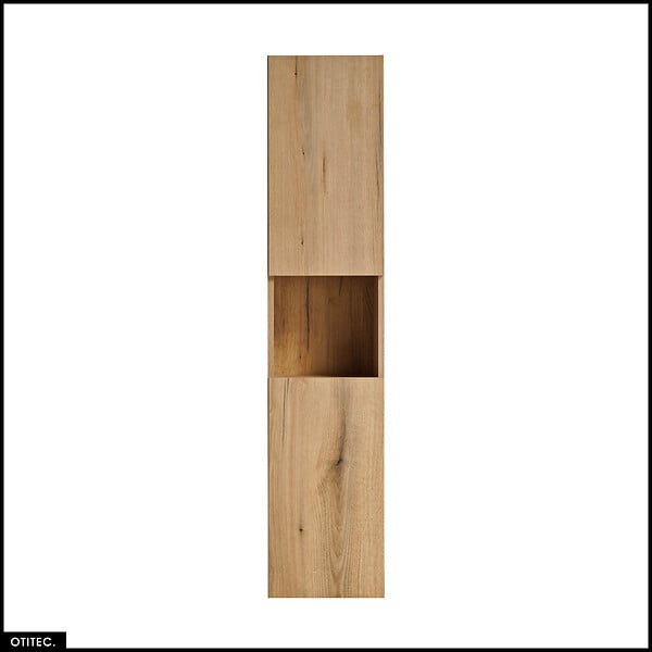 OTITEC - Colonne de salle de bain - 140 cm - Oak - 2 portes - VOLTA - large