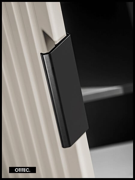 OTITEC - Colonne de salle de bain de 140 cm - Cachemire Mat - 1 porte - LIVA - large