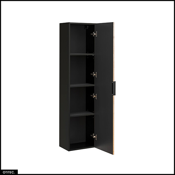 OTITEC - Colonne haute - 35 x 140 cm - 1 porte - Chêne Wotan - WOTANIA - large