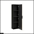 OTITEC - Colonne haute - 35 x 140 cm - 1 porte - Chêne Wotan - WOTANIA - vignette