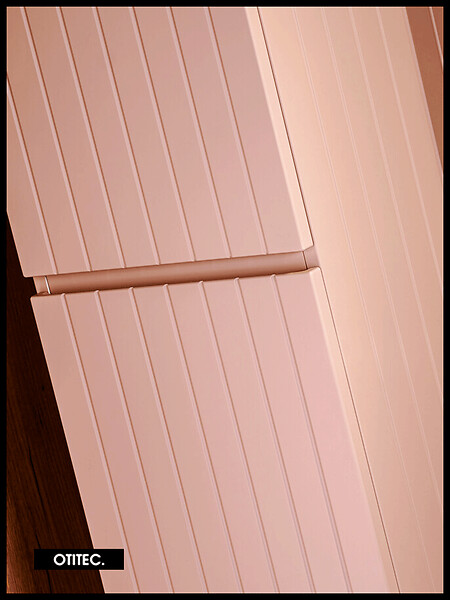 OTITEC - Colonne de salle de bain de 160 cm - Rose - 2 portes - MINO - large