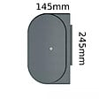 INTERSUN - Store banne coffre intégral CELESTE 5,00x3,00 M (Manuelle - Gris anthracite structuré RAL7016ST - Écru 250g/m²) - vignette
