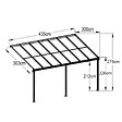 CERLAND - PERGOLA ALU 4,35X3,03X2,78M - vignette