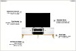OTITEC - Meuble TV - H.53 x L.160 x P.40 cm - PRESTIGE - vignette