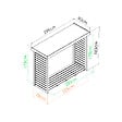 CERLAND - ABRI BUCHES BOIS XL 238,5X89,5X183CM - vignette
